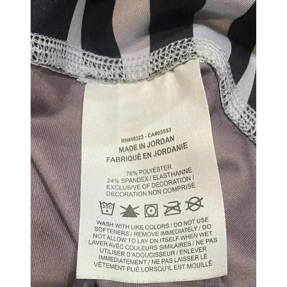 Nike Women's Icon Clash 7/8 Zebra Print Running Gym Workout Leggings Size Small - Picture 9 of 10